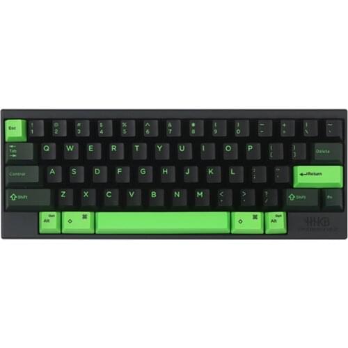 Black Green Semiconductor Keycaps Special For HHKB PRO2 TYPES Capacitance Keyboard 2 Color Shoot ABS No Backlit Key Caps
