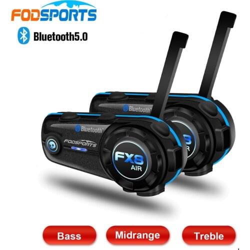 Fodsports F1 Motorcycle helmet headset moto wireless bluetooth headphone BT 5.0 with FM headset stereo music speaker Voice Dial