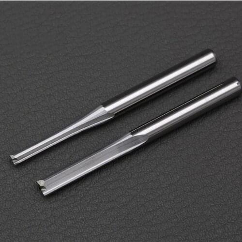 10 pc 3.175mm 4mm Two Flutes Straight router bits for wood CNC Straight Engraving Cutters Carbide Endmills Cutting Milling Tools