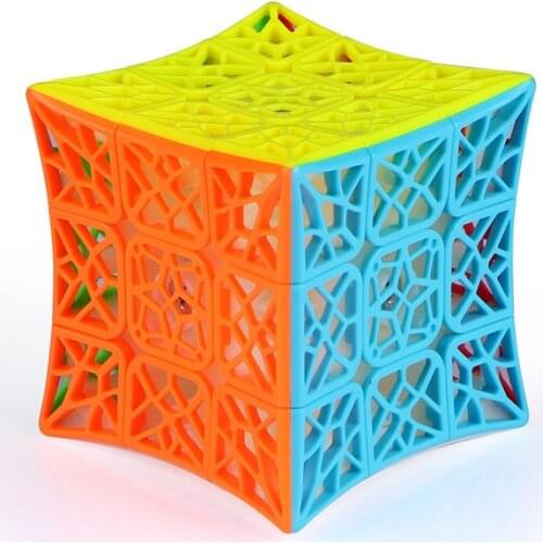 QiYi DNA 3x3x3 Magic Cube Hollow Puzzle Educational Game Speed Cubes Unisex Game Toy Smooth Exercise Brain Gift