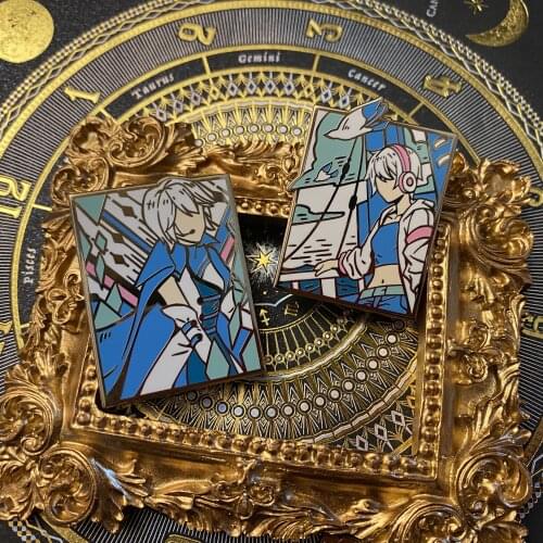 Cosmile Yuezheng Longya Yan He metal badge brooch pin collection cosplay cos Gift Limit