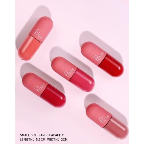 Pudaier 18 Colors Mini Capsule lip gloss matte lipgloss liquid lipstick waterproof lip tint maquillaje makeup Korean LipsTSLM1