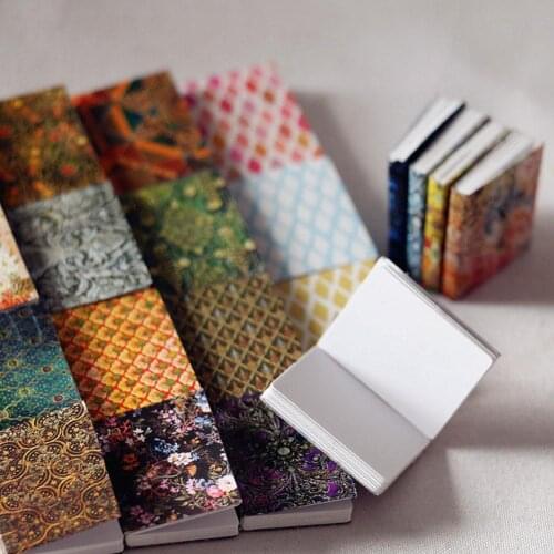 4pcs/set 1:12 Dollhouse Miniature Pocket Books Model Doll House Furniture Accessories Decoration Dollhouse Mini Retro Books