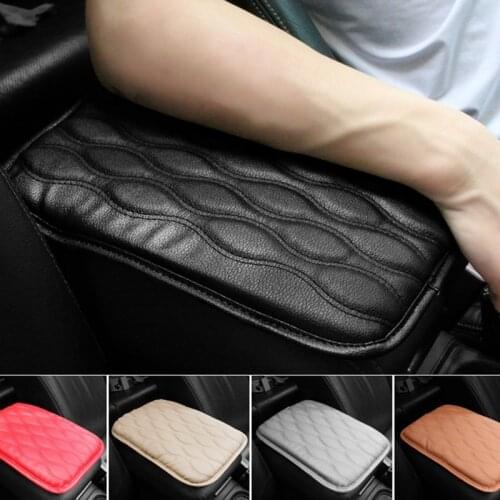 Pu Leather Waterproof Car Armrest Pad Covers Universal Center Console Auto Seat Armrests Box Pads Armrest Protection Cushion