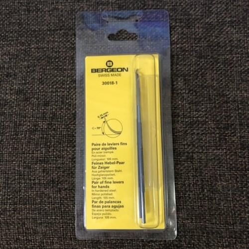 Bergeon 30018 pair of fine levers for hands Mirror polish tips for watch tools