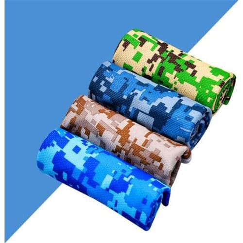 20 PCS Outdoor Sports Towel HT001 30x90cm Camouflage Beach Towel Men Women Quick-drying Bath Swimming Towel