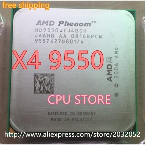 AMD Phenom X4 9550 CPU Processor Quad-CORE 2.2Ghz 95W 2000GHz) Socket am2+ 938pin (working 100% Free Shipping)