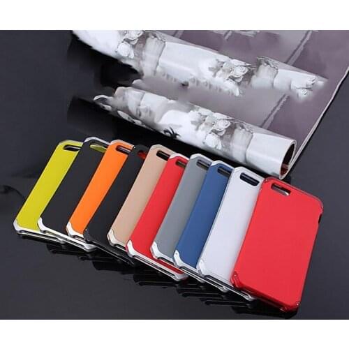 Anti-fall Metal Frame Plastic Back For Apple iPhone 5s 5 SE Aluminum Alloy Mobile iPhone5 Bumper Case Cover