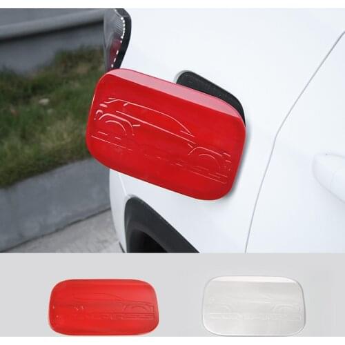 SHINEKA Auto ABS Fuel Tank Cover Gas Oil Tank Cap Sticker Fit For Jeep Compass 2017 Interior Accessories