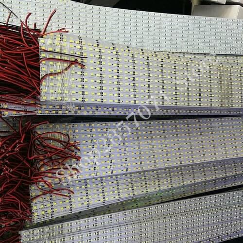 Led Light Bar 10pcs 50cm Hard Rigid Led Bar light DC12V 36 led Light Bar SMD 5630/5730 Aluminum Alloy Led Strip light