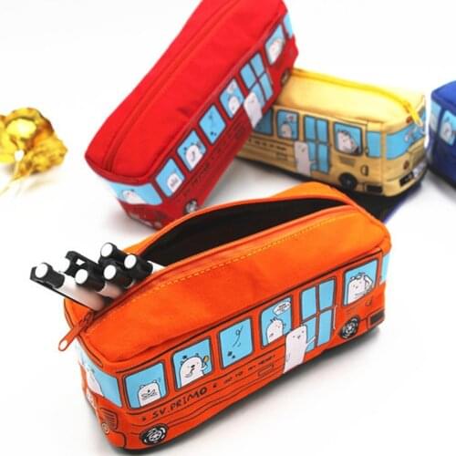 1pcs Colors Large Capacity Pencil Case Kawaii Pencilcase School Pen Case Supplies Pencil Bag School Box Pencils Pouch Stationery