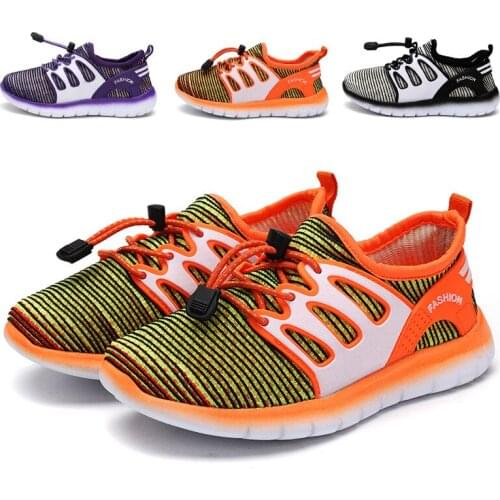 2018 Fei Zhi childrens shoes sports shoes spring and summer childrens sports shoes boys and girls breathable running shoes