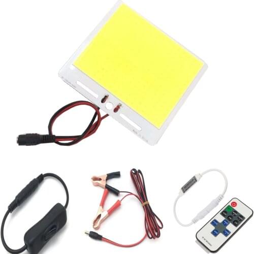 DIY 50W DC12V COB LED big panel Chip On Board for the camp lighting 135×120mm