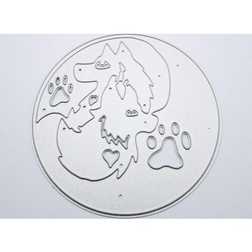 203F Wolf Metal Cutting Dies Stencil DIY Scrapbooking Album Paper Card Template Mold Embossing Craft Decoration