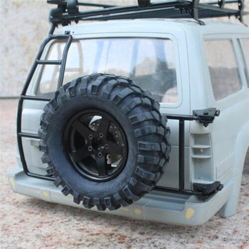 Crawler 1/10 Rc Car Part Spare Tire Metal Holder Fixed Bracket For Toy Cars Land Cruiser LC80 Body Car Shell