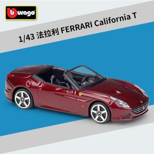 Bburago 1: 43 Ferrari California T alloy car model Collection Gift Decoration toy