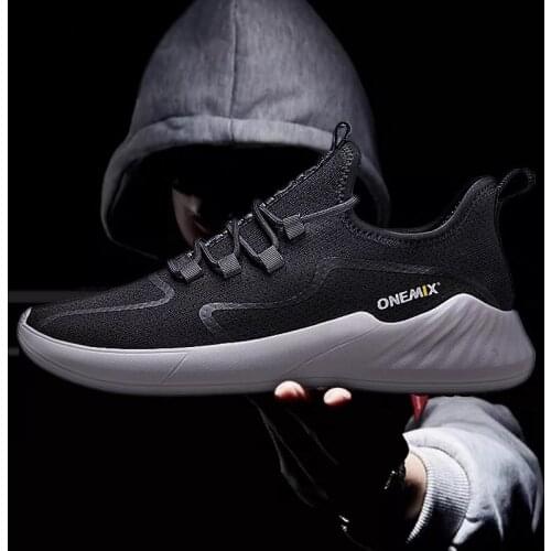 ONEMIX New Mens Mesh Running Shoes Lightweight Trainers Tennis Sports Shoes Fitness Men Sneakers Outdoor Walking Jogging Shoes