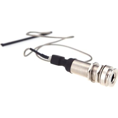 New Arrivel Guitar Ukulele Pickup Piezo Cable Stick 6.35mm Jack Under-Saddle for Guitar Ukulele