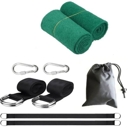 Tree Swing Straps Hanging Kit Holds Max 2200lbs 5FT Long Swing Hammock Straps With Carabiners For All Type Of Swings