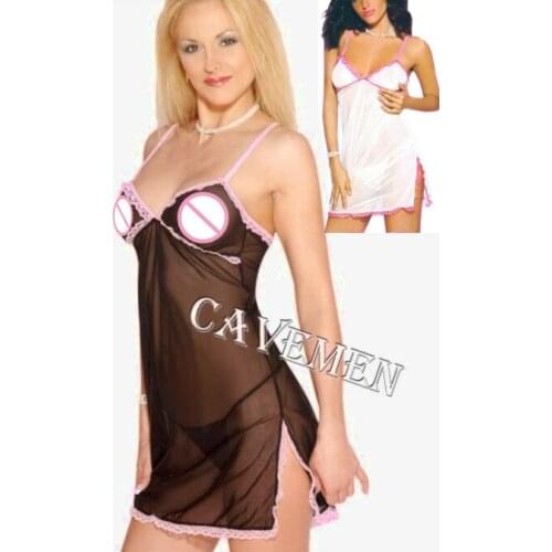 Pink lace modification See-through *1494*sexy Teddy Bikini Boxer Triangle Pajamas Suit Middle trousers Free Shipping