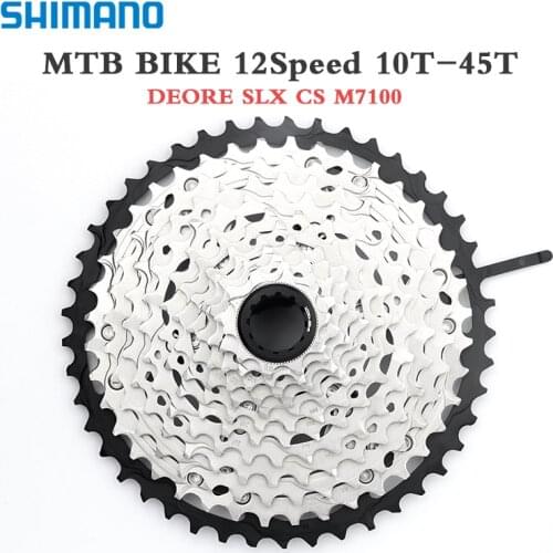 SHIMANO DEORE SLX CS-M7100 M6100 XT M8100 12 Speed 10-45T 10-51T Mountain Bike Freewheel 10-50T MTB Bike SH Cassette Flywheel