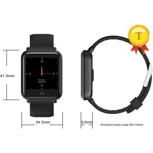 1.3 Inch TFT HD Smart Bracelet Blood Pressure Heart Rate Monitor Multi-Sports Fitness Bluetooth Wristband PK mi band 3