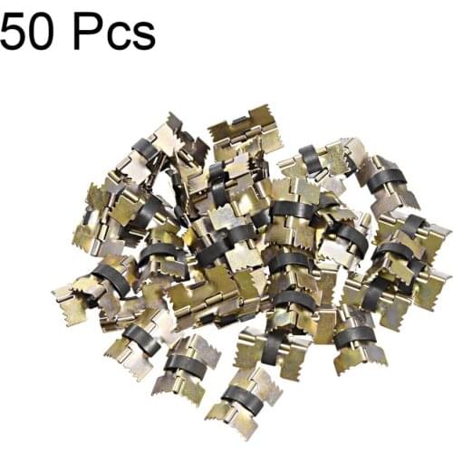 UXCELL Newest 50pcs 20/30/29mm Length Spring Loaded Hinges for Glasses Case Jewelry Wooden Box, Cabinet Doors,with Spring Steel