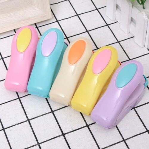 6-Colors Portable Food Sealer Household Mini Sealing Heat Bag Sealer Capper Food Saver Storage