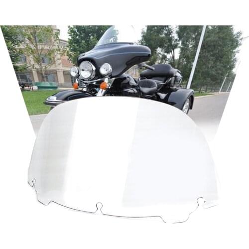 10.5'' Windshield Motorcycle Clear Fairing Windscreens Wind Deflector For Harley Electra Street Glide Touring Bike 2014-19 18