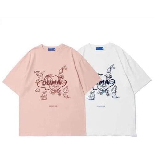 Ladies short-sleeved t-shirt 2021 summer new trendy brand loose student half-sleeved bottoming shirt trendy plus size clothes