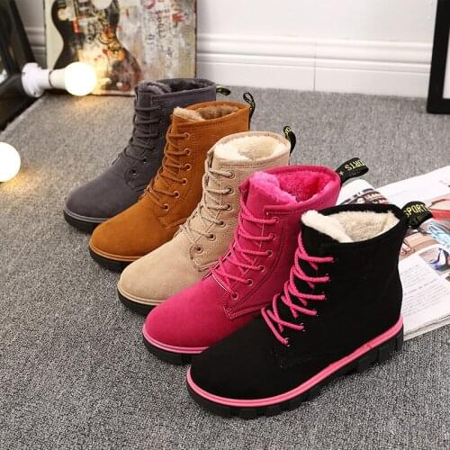 2020 Winter New Australia Platform Boots Women Snow Boot for Women Winter Shoes Ankle Botas Mujer Warm Plush Insole W22-18