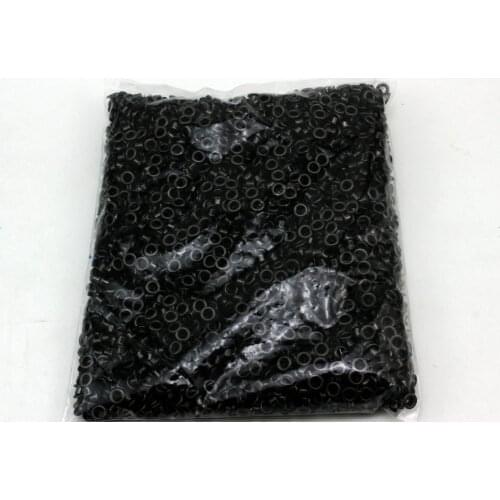 1000pcs 5MM COPPER Electroplating black nickel eyelets buttons clothes accessory handbag findings