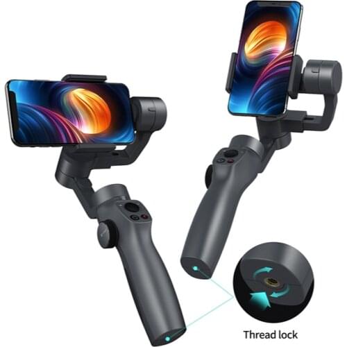 3 Axis Handheld Gimbal Stabilizer for Iphone X 11 Android Smartphone Bluetooth Connection Gimbal Kit Selfie Stick Tripod Selfie