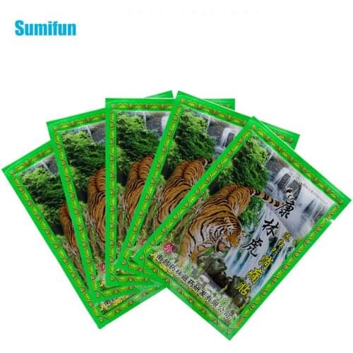 8pcs/bag Tiger Balm Arthritis Pain Patch Back Neck Muscle Sprain Medical Plaster Joints Painkiller Herbal Sticker C1489