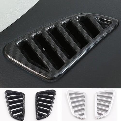 Car Styling ABS Chrome For Nissan Navara Terra 2017-2019 Dashboard Outlet Sequins Internal Decorations Cover Car Stickers