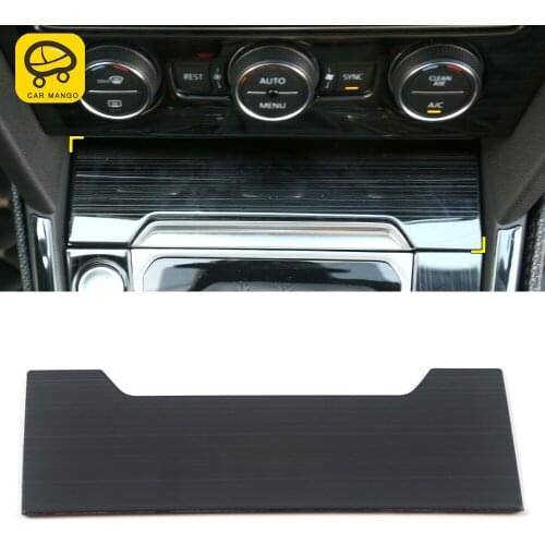 CarManGo Car Accessories Cigarette Lighter Panel Cover Trim Sticker Frame Interior Decoration for VW Volkswagen Arteon 2017-2020