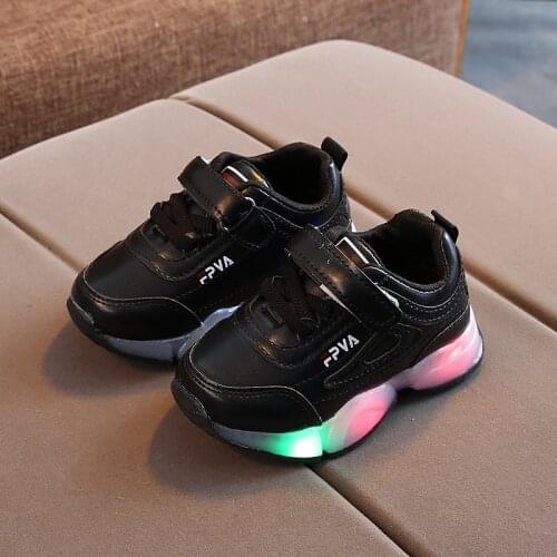 Size 21-30 Children Casual Baby Shoes Glowing Sneakers Kid LED Light Up Toddler Baby Unisex Shoes Sneakers With Luminous Soles