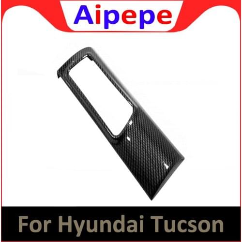 For Hyundai Tucson 2019 Front Headlight Control Button Switch Frame Cover Trim Interior Accessories ABS Chrome Matt