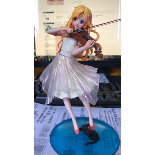 High quality version Japanese original anime figure Your Lie in April Miyazono Kaori action figure collectible model toys