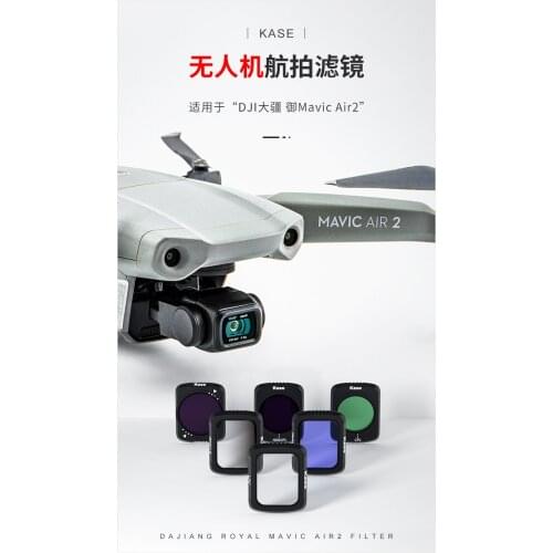 Nd8/16/32/64/256-PL ND2-5 ND6-9 GND1.2 UV CPL Natural Night movie Lens Filter Optical Glass for DJI Mavic Air 2 drone camera