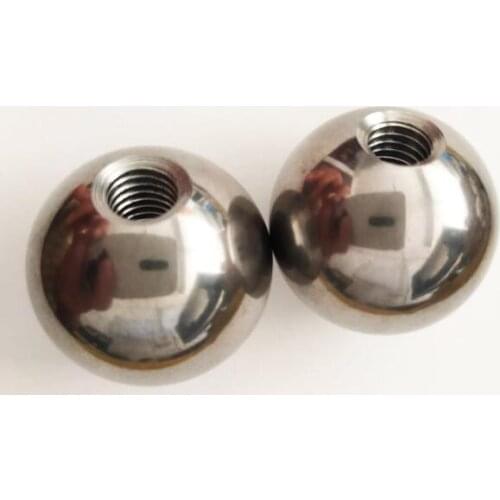 M4 half thread nut round ball blind hole stainless steel female screws 8/10/12/13/14/15/16/17/18/19/20/22/25mm outer diameter