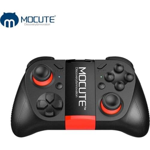 MOCUTE 050/054/053 Bluetooth VR Gamepad Android Joystick Controller Selfie Remote Control Shutter for PC Smart Phone+ Holder