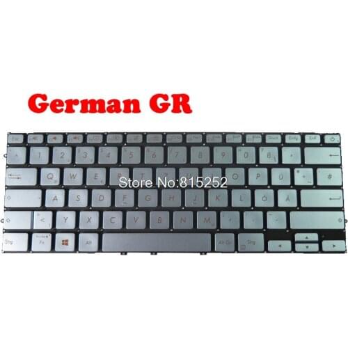Laptop Backlit Keyboard For ASUS ZenBook 14 UX431 UX431FL UX431FLC UX431FA UX431FAC UX431FN UX431DA Brazilian/GR/Nordic/Czech