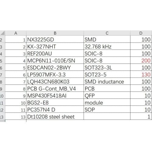 Specific content please see the first picture Electronic components of 26