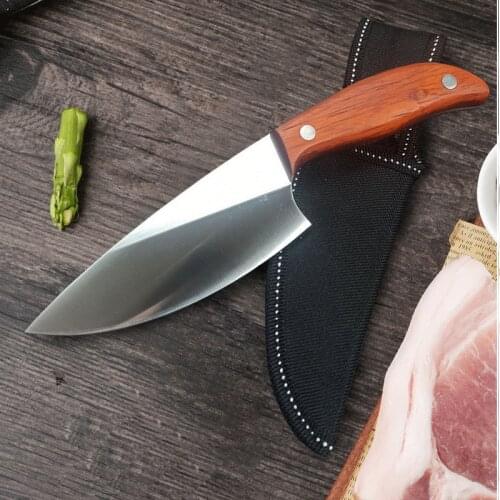 Professinal Fish Filleting Butcher Knife 5Cr15 High Carbon Steel Chefs Kitchen Knife Meat Vegetable Cleaver Knives