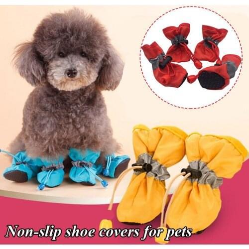 Pet Dog Multicolor Shoes Toddler Non-Slip Pet Shoe Cover Wear-resistant Casual Dog Shoes Casual Universal Simple Pet Supplies