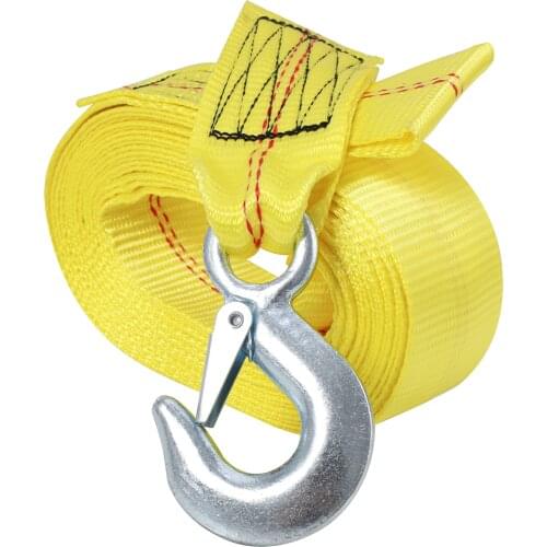 Heavy Duty Car Boat Trailer Replacement Winch Strap 2" X20' 10000LB w/ Snap Hook
