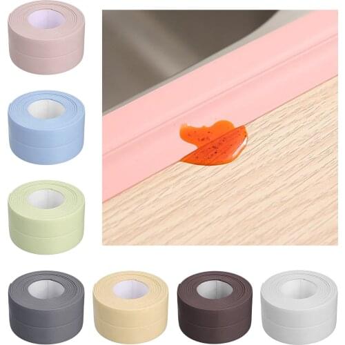Waterproof Tape Caulk Strips Self Adhesive Caulking Sealing Tape for Kitchen