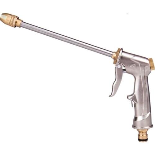 Water Gun Car Washer Long Nozzle High Pressure Copper Water Gun Cleaning car gardening Cleaner