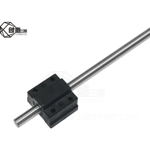 1Pcs SC8UU SCS8UU 8mm Slider + smooth rod 300mm 400mm Linear Motion Bushing Linear Shaft for CNC for 3D printer Injection slider